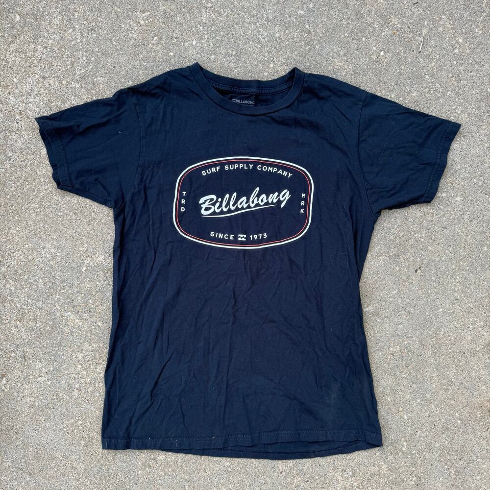 Billabong Black Logo Short Sleeve T-shirt MEDIUM
